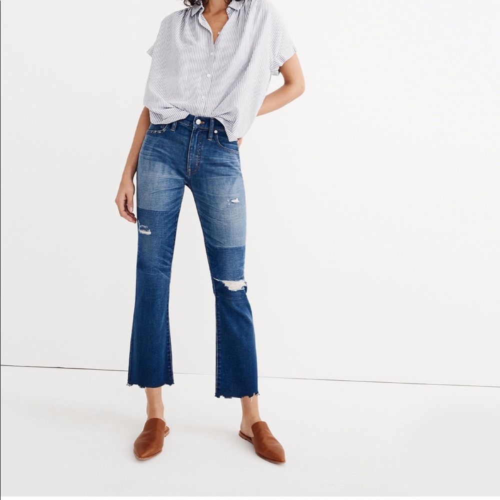 Madewell Cali Demi-Boot Jeans: Unpatched Edition